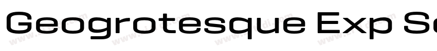 Geogrotesque Exp Sem字体转换